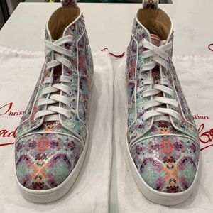 Christian Louboutin Python Men Sneakers